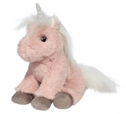 PELUCHE - MÉLODIE LA MINI LICORNE ROSE 6